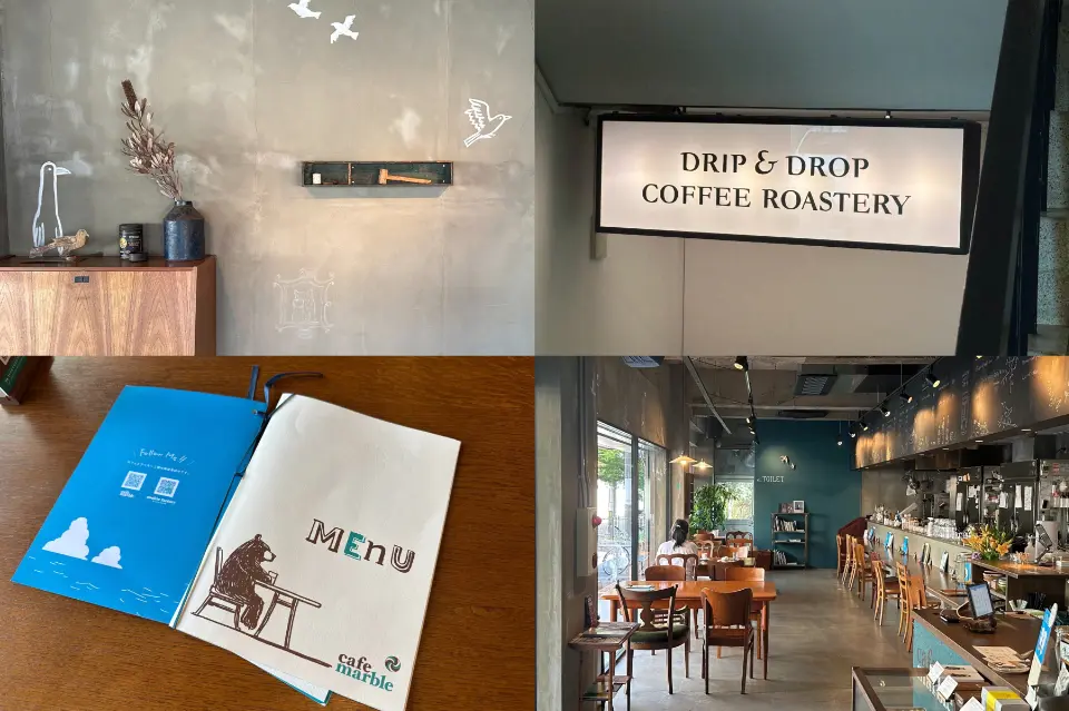 Diese beliebte Cafémarke wird vom in Kyoto ansässigen Kreativstudio Marble.co betrieben.